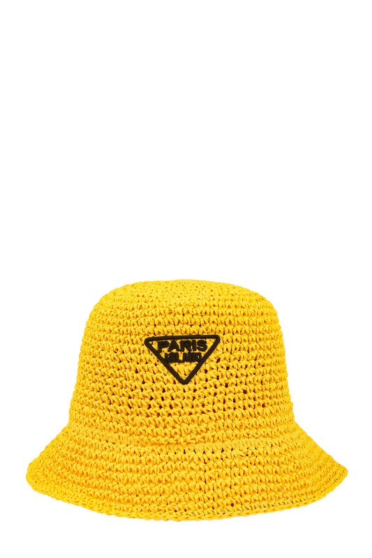 PARIS Embroidery Bucket Hat