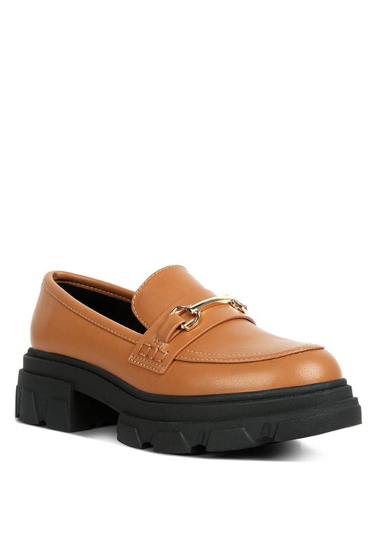 Horsebit Chunky Platform Loafers