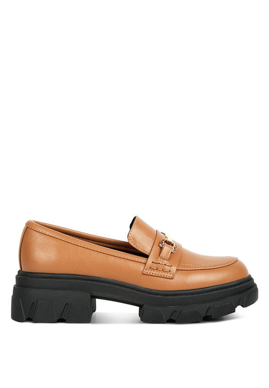 Horsebit Chunky Platform Loafers