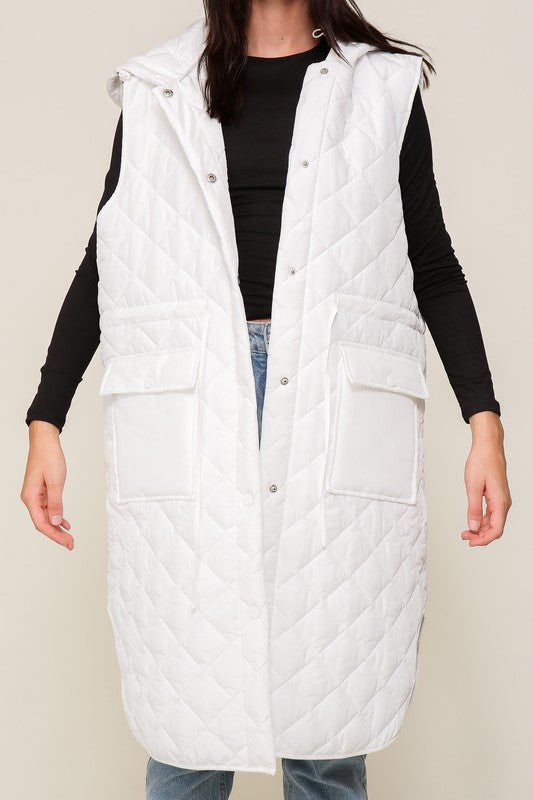 Quilted Midi Jacket