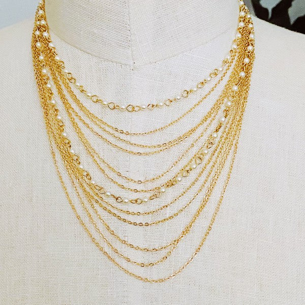 Draping Chain Necklace