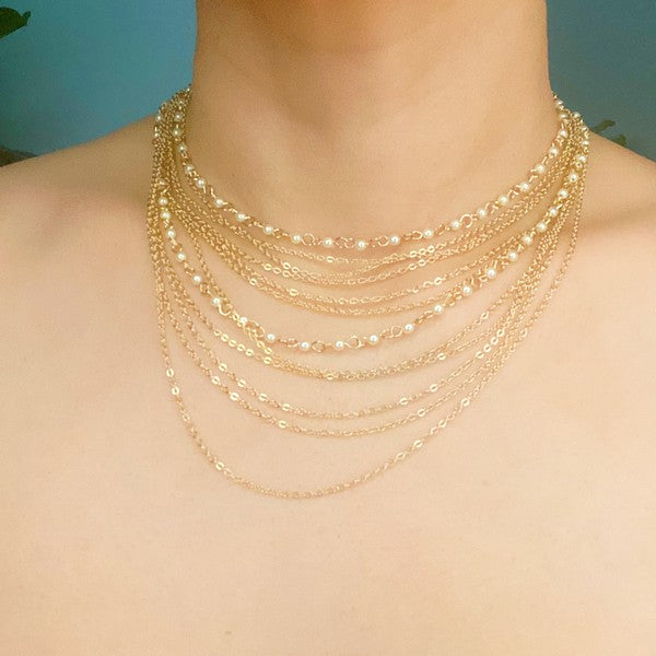 Draping Chain Necklace