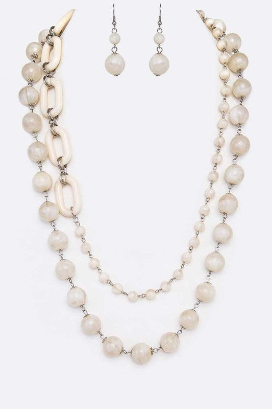 Beads Necklace Set