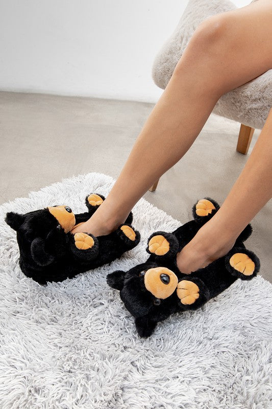 Black Bear - Animal slippers