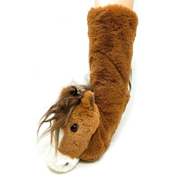 Horse - Plush Socks
