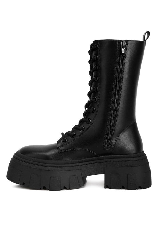 Combat Chunky Boots