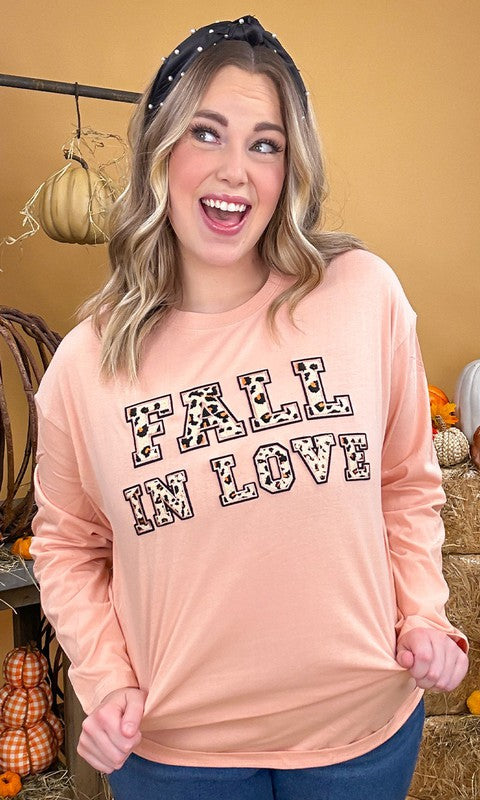 Fall in Love Graphic Shirt