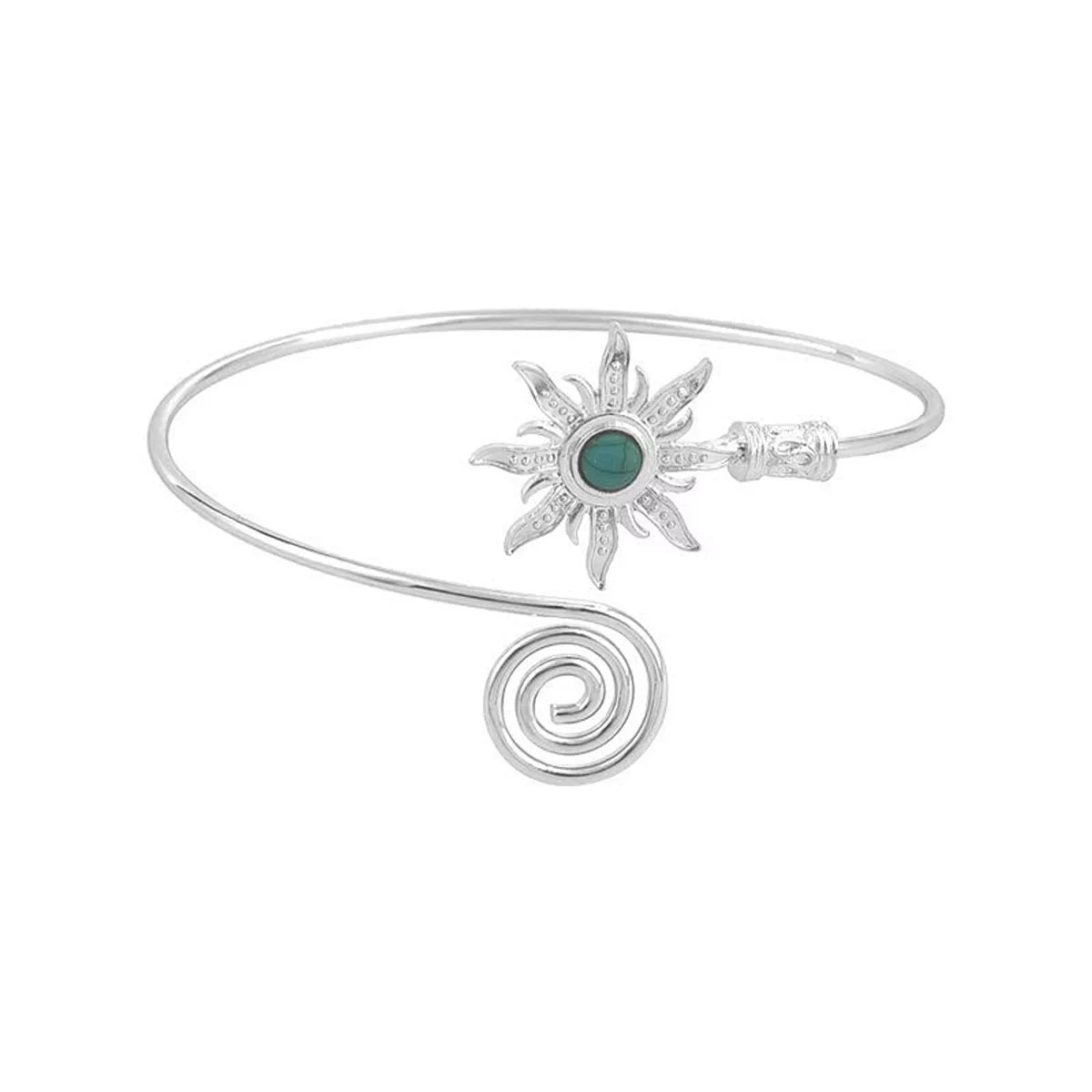Sunburst Arm Cuff Bracelet - alternate jewelry view