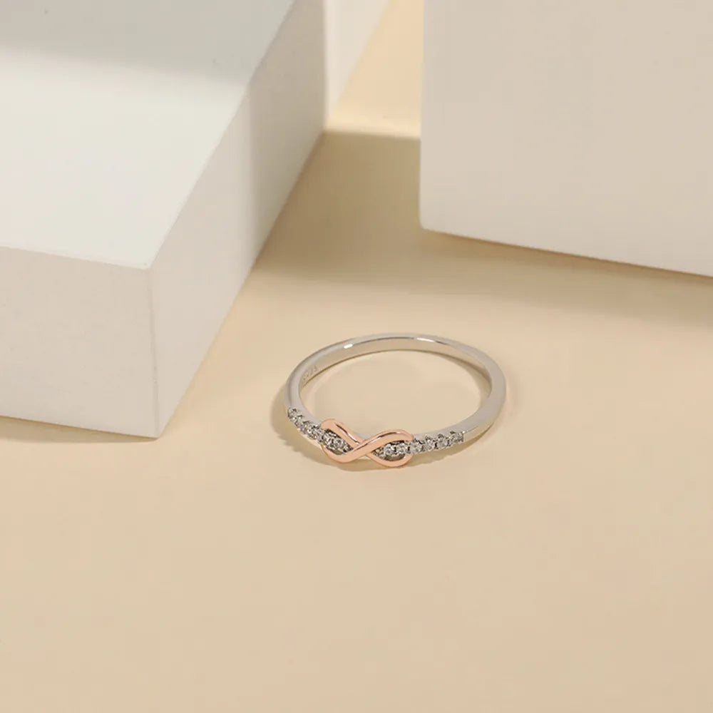 Zircon Sterling Silver Ring in Silver - women's ring