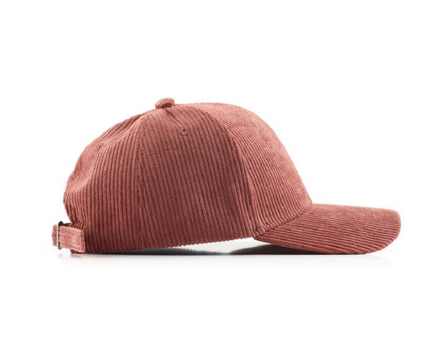 Corduroy Boyfriend Cap
