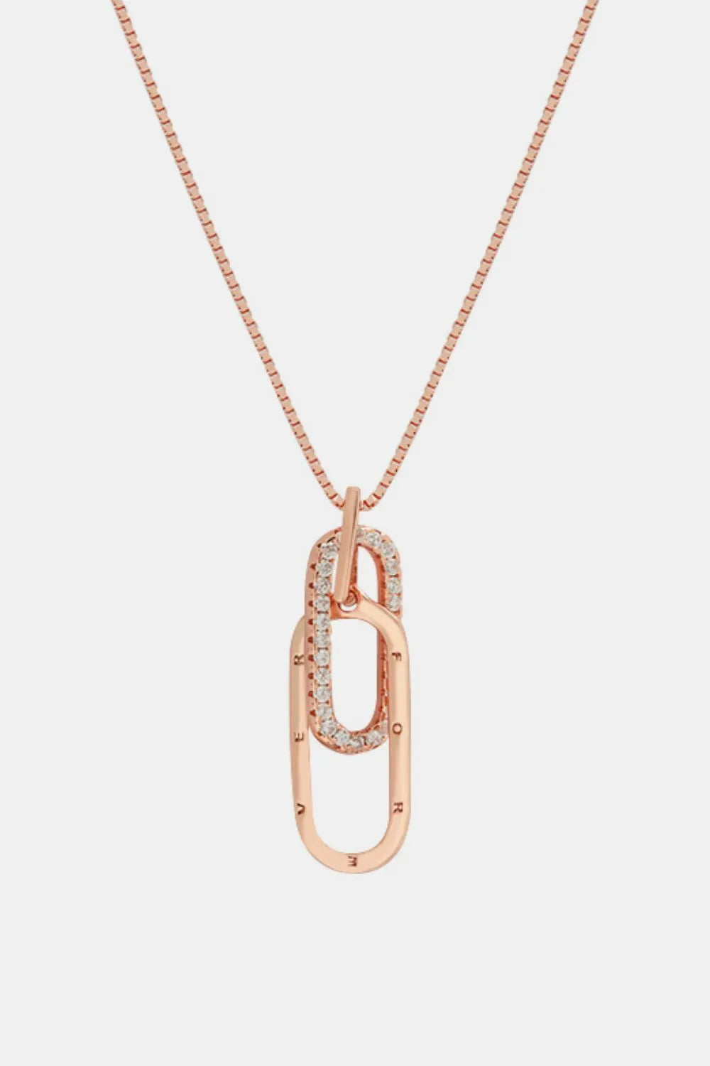 Sterling Silver Inland Zircon Necklace - alternate necklace view
