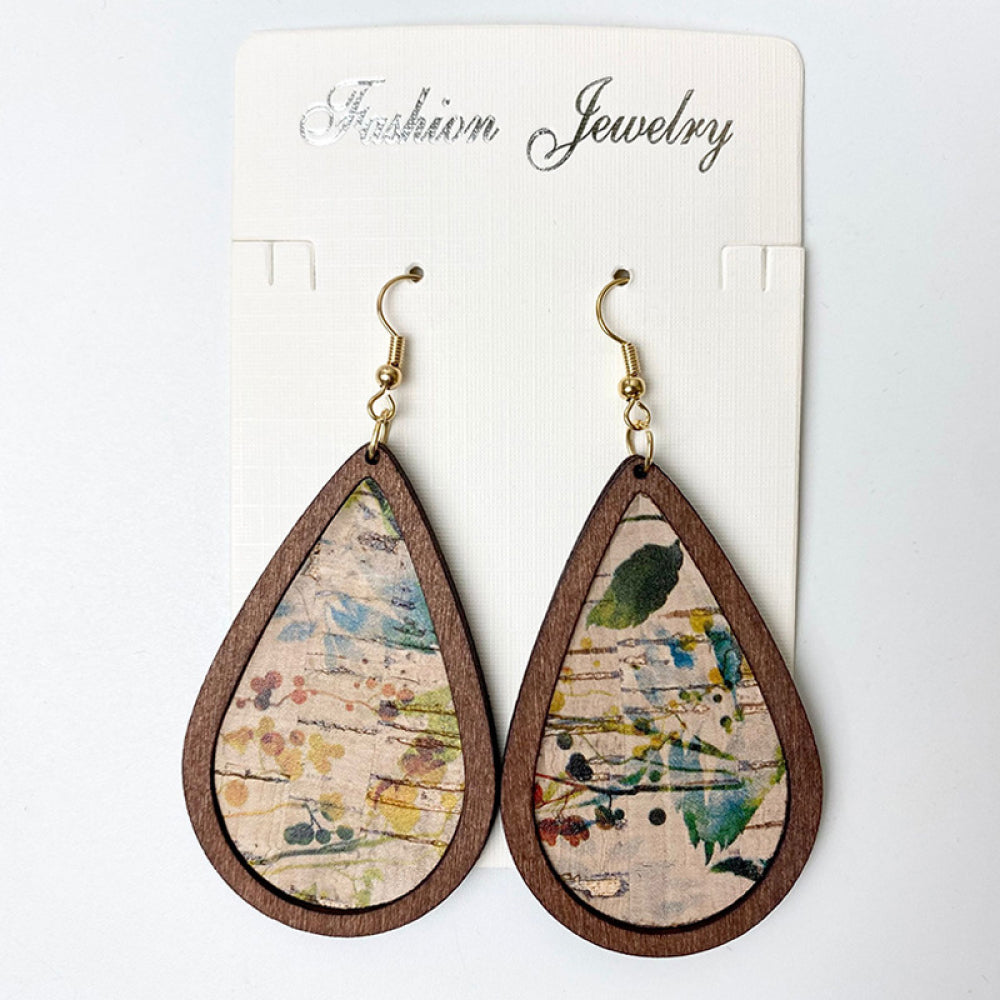 Teardrop Dangle Earrings - alternate earring view