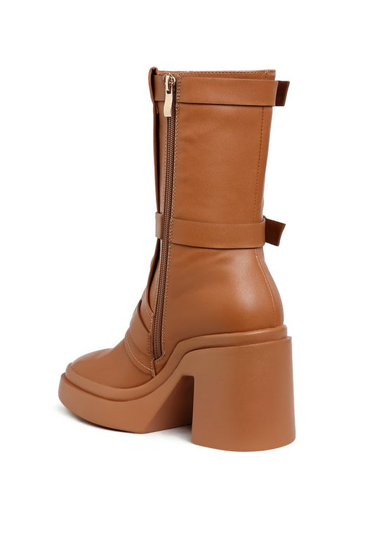 Chunky Biker Boots