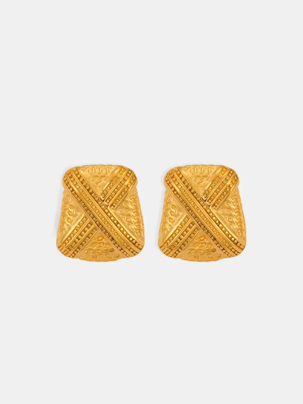 Titanium Steel Geometric Shape Earrings in Style E - women's earrings