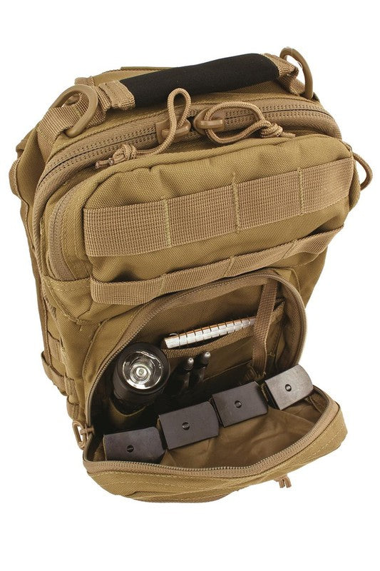 Military Canvas Sling Backpack