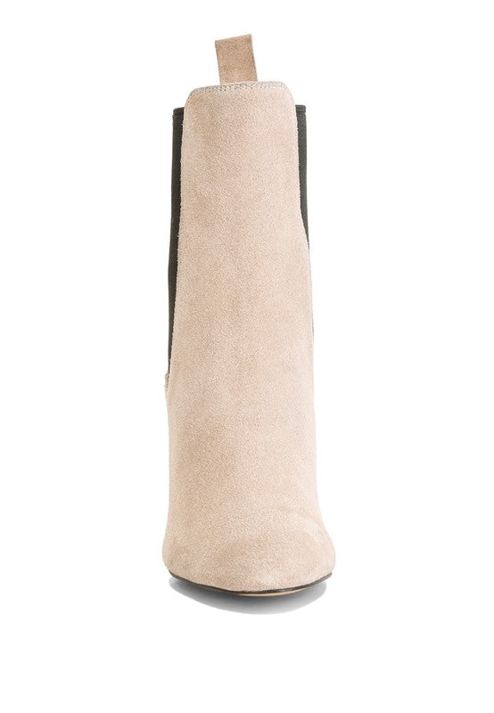 Suede Ankle Chelsea Boots