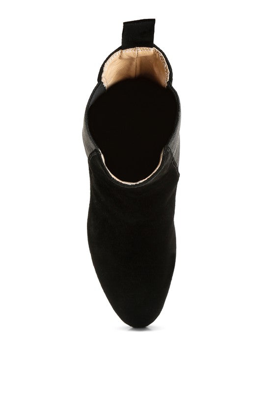 Suede Ankle Chelsea Boots