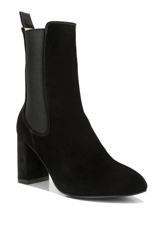 Suede Ankle Chelsea Boots