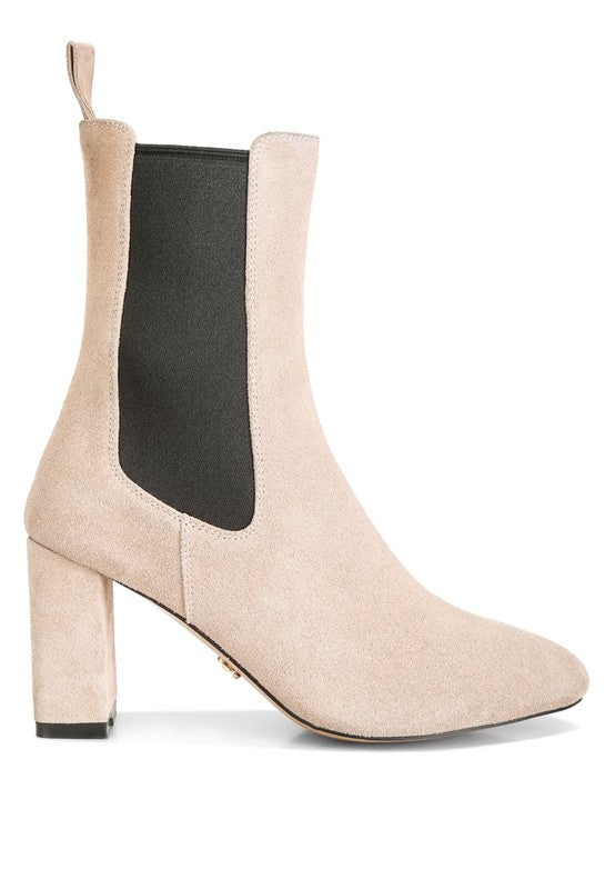Suede Ankle Chelsea Boots