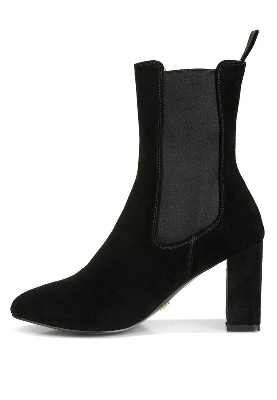 Suede Ankle Chelsea Boots