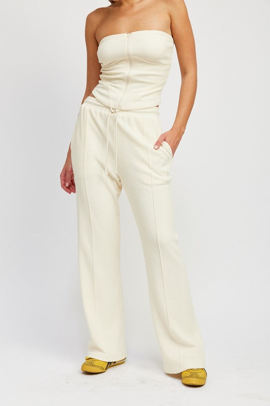 Drawstring Pocket Pants