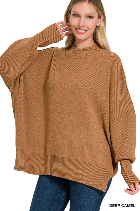 Slit Oversized Sweater