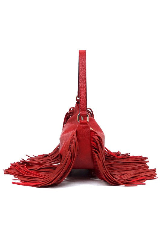 Fringe Hobo Bag