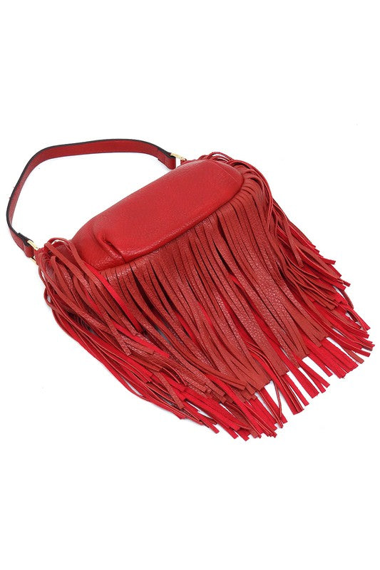 Fringe Hobo Bag