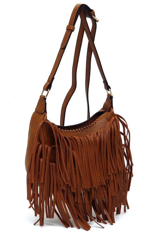 Fringe Hobo Bag