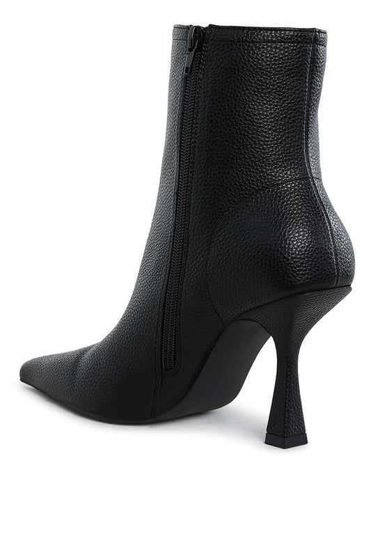 Pleather Ankle Boots