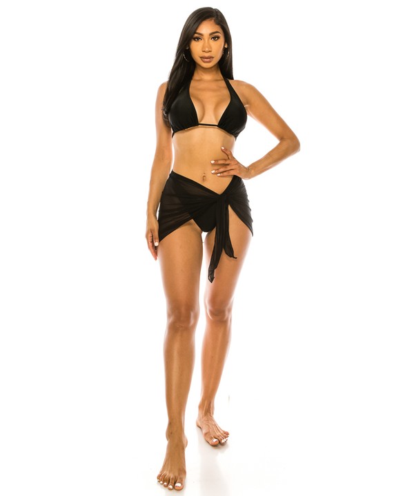 3 Piece Sarong Cover-Up Set