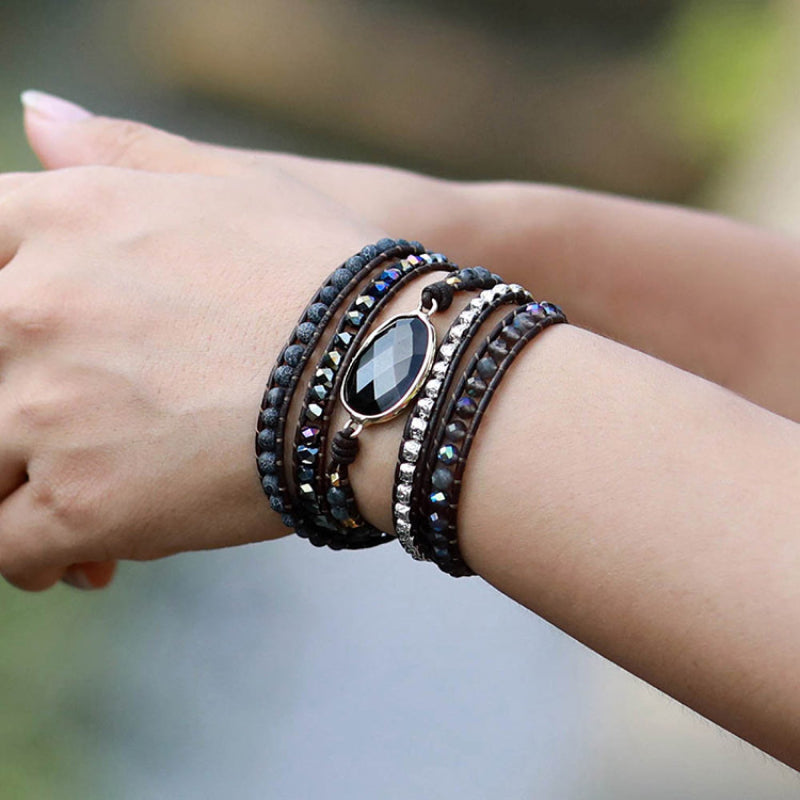 Agate Beaded Bracelet - alternate jewelry view