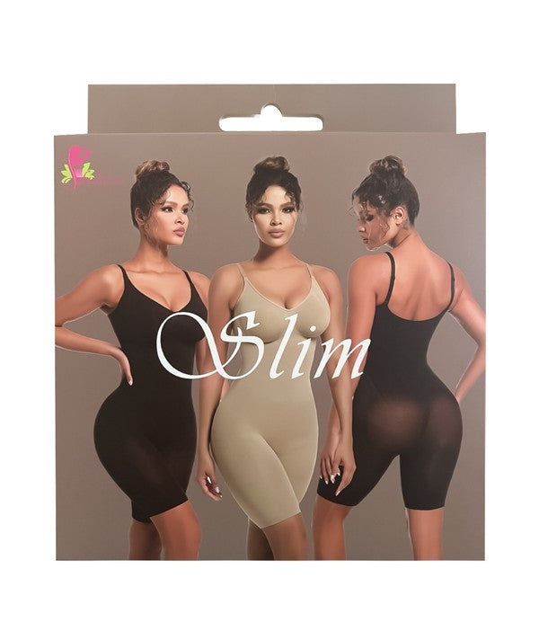 Seamless Mid Thigh Bodysuit 9266