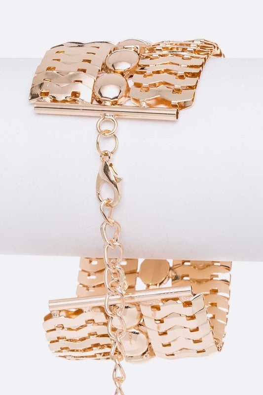 Multi-Row Chain Bracelet