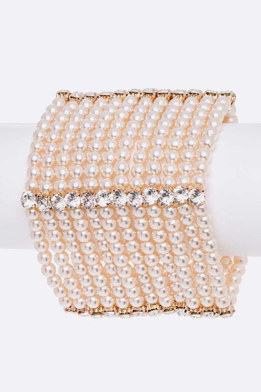 Layered Pearl Bracelet