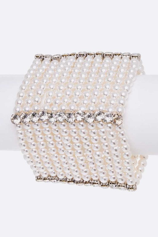 Layered Pearl Bracelet