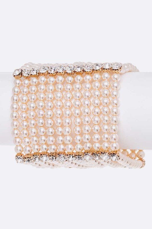 Layered Pearl Bracelet