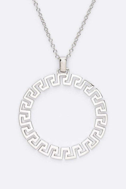 Round Pendant Necklace
