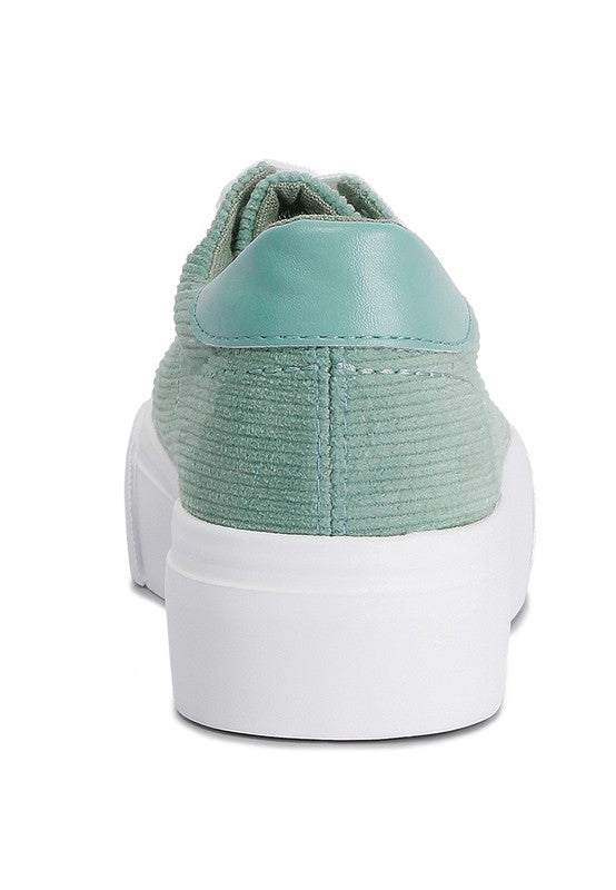 Corduroy Canvas Sneakers