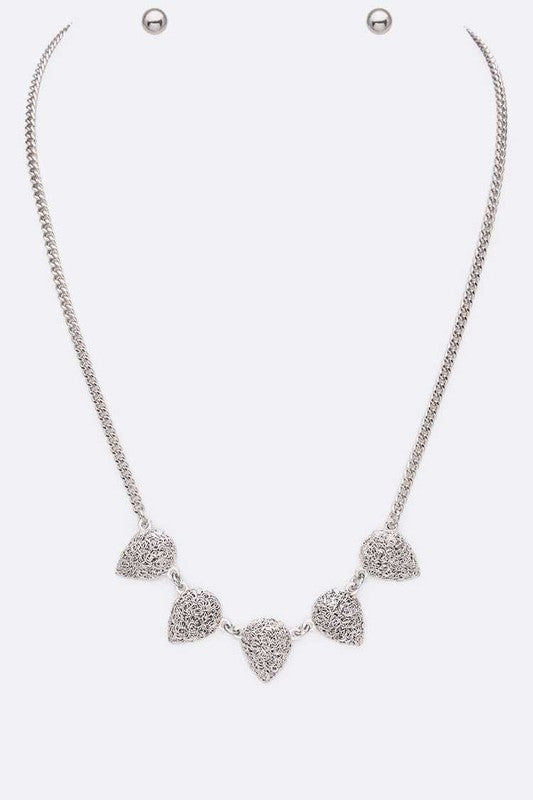 Pear Necklace Set