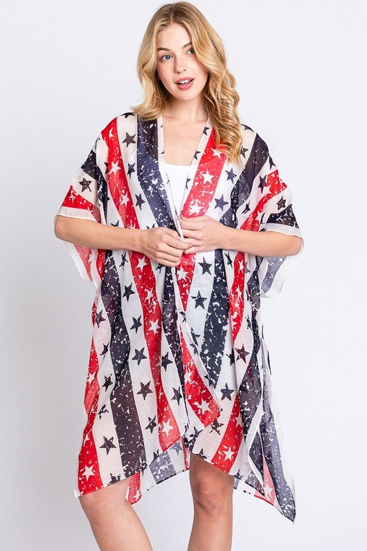 Stars & Stripes Light Kimono