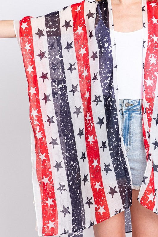 Stars & Stripes Light Kimono