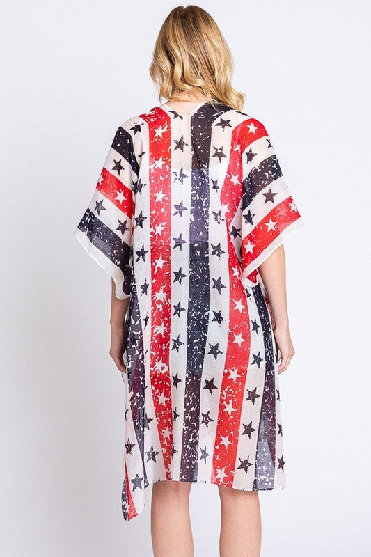 Stars & Stripes Light Kimono