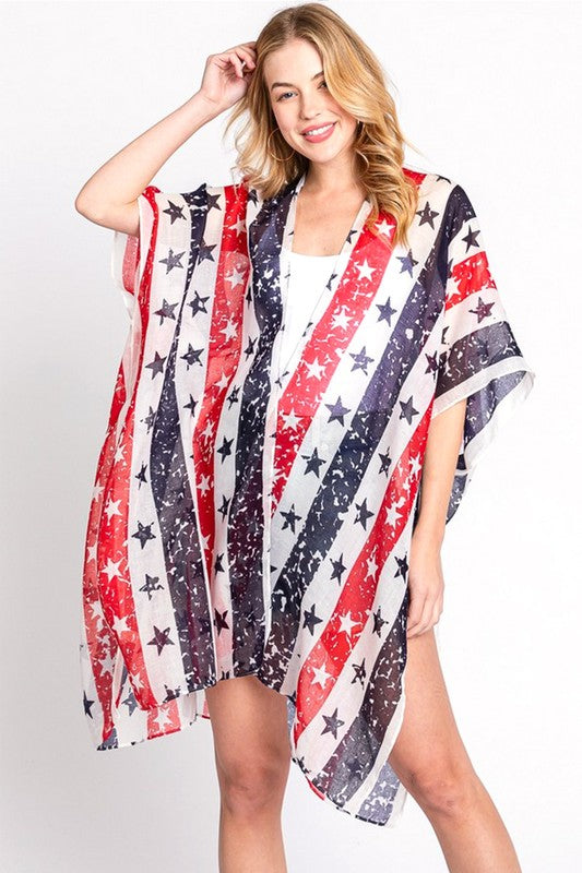 Stars & Stripes Light Kimono