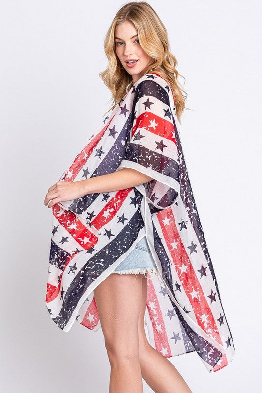 Stars & Stripes Light Kimono