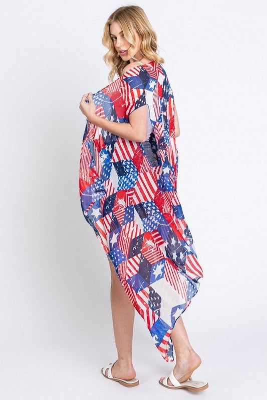 American Flag Cover-Up Vest