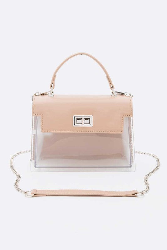 Hologram Transparent Satchel Bag