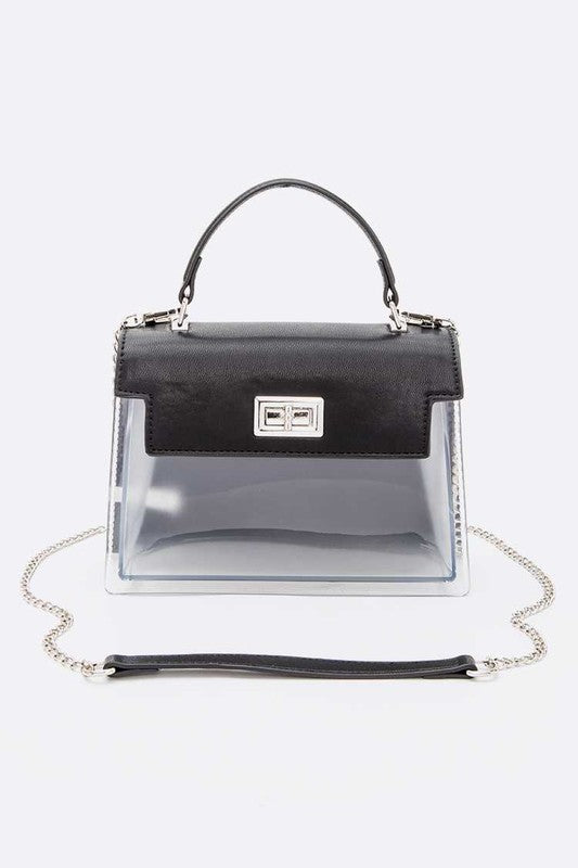 Hologram Transparent Satchel Bag