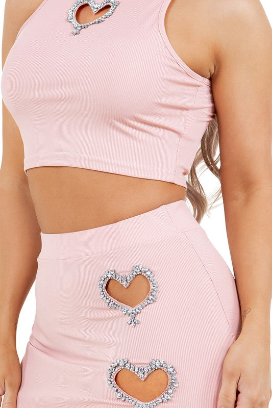 Elastic Skirt Set
