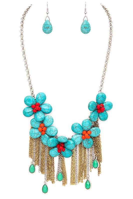 Turquoise Necklace Set